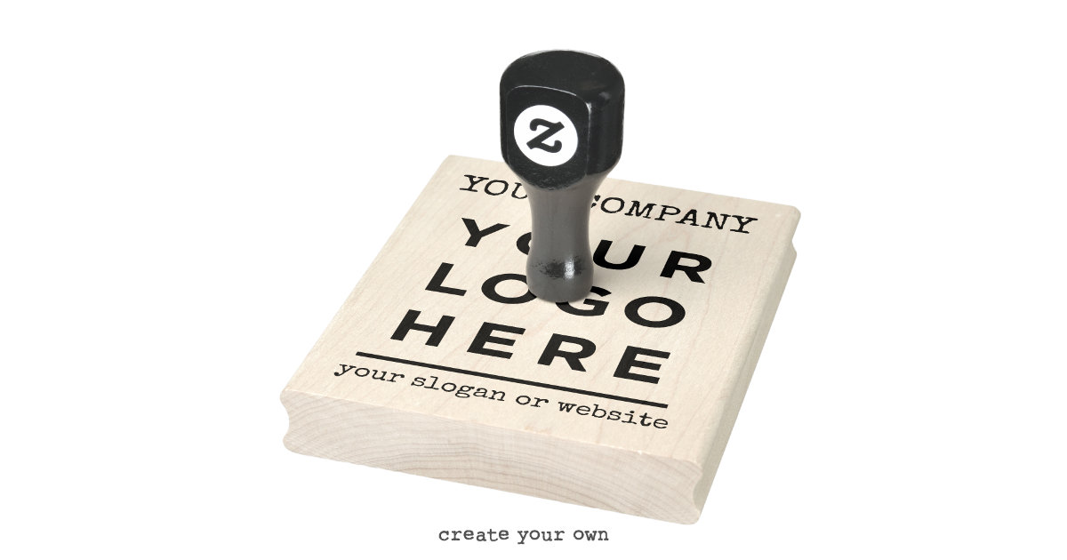 Personalized Business Brand Logo Or Image Rubber Stamp
