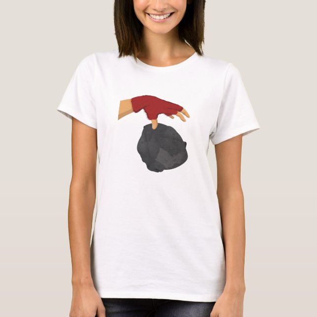 Handmaid's Tale Feminism Hand Drop Rock Defiance T-Shirt (Front)