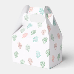 Handpainted Christmas Pine Cones Multicolor Favor Boxes