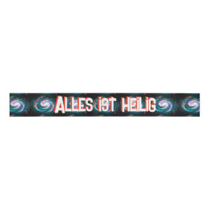Handpainted Galaxy All Is Sacred Grosgrain Ribbon