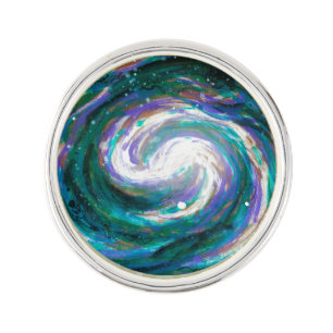 Handpainted Galaxy Pin