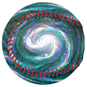 Handpainted Galaxy Softball
