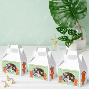 Handpainted Halloween Fun Ghouls and Goblins PHOTO Favor Boxes