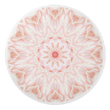 Handpainted Pastel Apricot Mandala