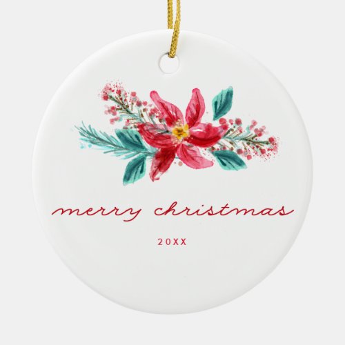 Handpainted Personalized Christmas Ornament