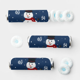 Handpainted Snowman PERSONALIZE Breath Savers® Mints