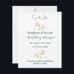 Handpainted Watercolor Roses SAVE THE DATE<br><div class="desc">Handpainted Watercolor Roses SAVE THE DATE card featuring beautiful type fonts to compliment the subtle,  delicate roses. Timeless design!</div>