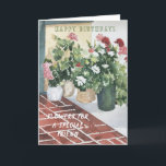HANDPAINTED WATERCOLOR SPECIAL FRIEND  BIRTHDAY CARD<br><div class="desc">HANDPAINTED ORIGINAL WATERCOLOR BY JILL MEYER.
CHARMING FLORAL SPECIAL FRIEND BIRTHDAY CARD and a soft,  feminine appeal can be personalized.</div>