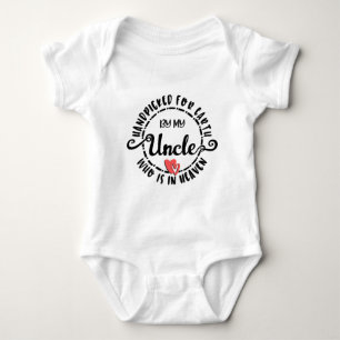 Handpicked By My Uncle In Heaven Baby Bodysuit