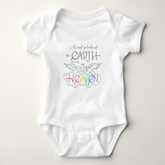 Handpicked for Earth Baby Bodysuit (Front)