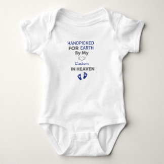 Handpicked for Earth By My "Custom" In Heaven Baby Bodysuit