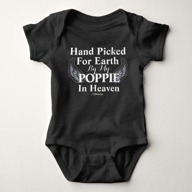 Handpicked from Heaven From My baby infant POPPIE Bodysuit (Front)