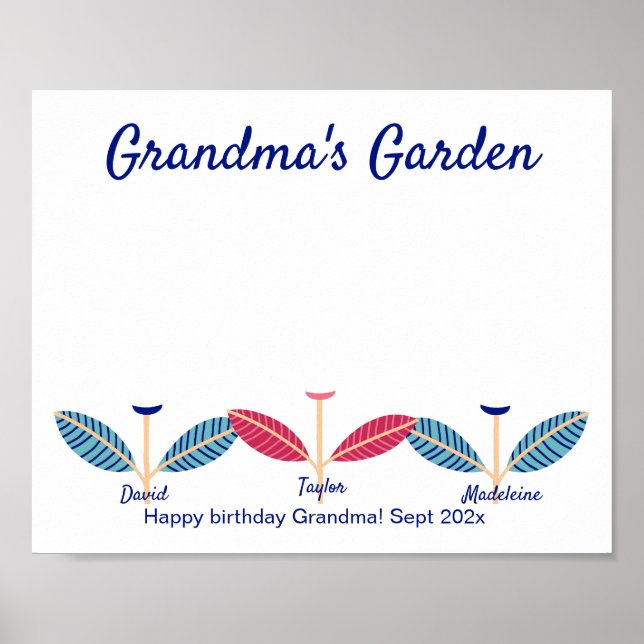 Handprint Footprint DIY Activity Template Poster (Front)