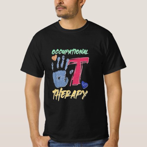 Handprint Occupational Therapist Occupational Ther T_Shirt