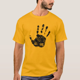 hand prints on t shirt