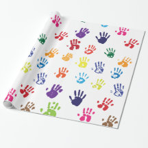 Handprints Wrapping Paper