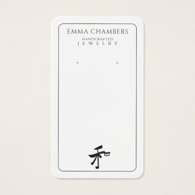 Handrcrafted Jewelry Designer Drop Earring (Front)