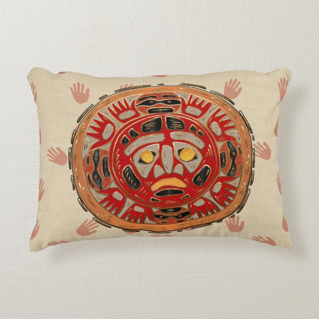 Hands Across The Sun Accent Pillow (Front)