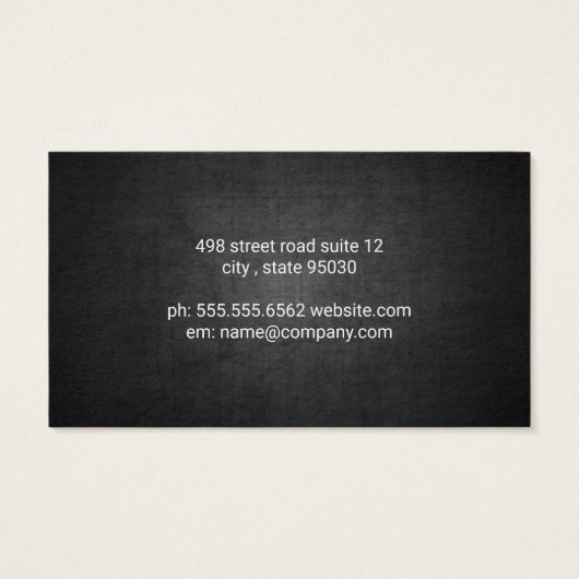 Hands and Heart Icon | Black Texture Background (Back)