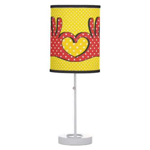 Hands and Heart Light Up Your Life Table Lamp