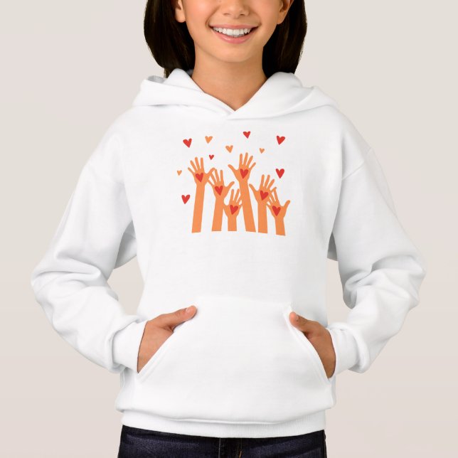 hands and hearts hoodie (Front)