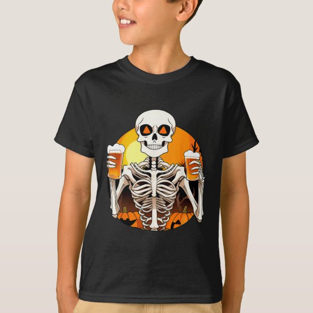 Hands Beer Funny Drinking Halloween Women's  T-Shirt (Front)