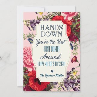 Hands Down Mother's Day Card for Hand Lotion Gift