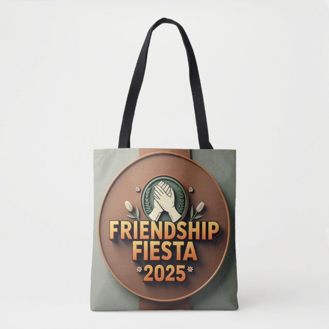 Hands Fiesta Tote Bag (Front)