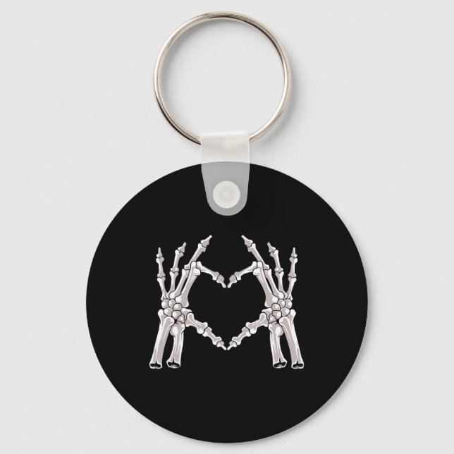 Hands Form A Heart  Keychain (Front)