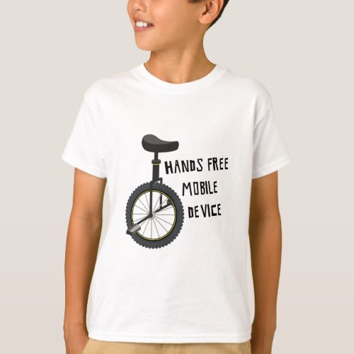 Hands Free Mobile Device T_Shirt