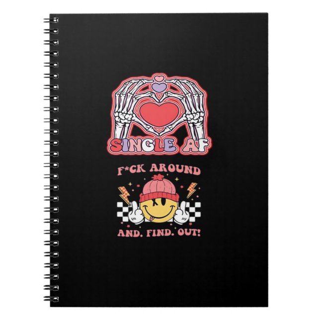 Hands Halloween Funny – Grabby Ghoul Notebook (Front)