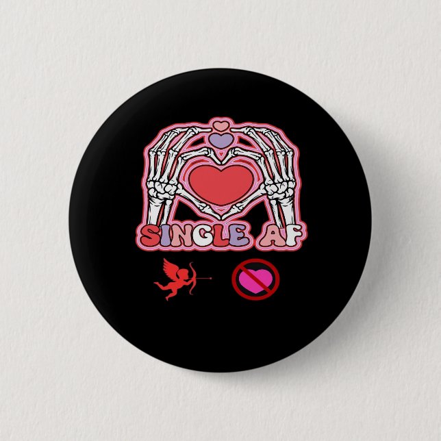 Hands Halloween Quote – Creepy Cute Slogan Button (Front)