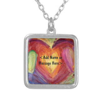 Hands & Hearts Love Art Jewelry Pendant Necklace