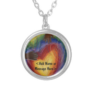 Hands & Hearts Love Art Jewelry Pendant Necklace