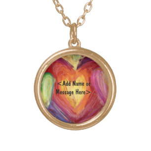 Hands & Hearts Love Art Jewelry Pendant Necklace