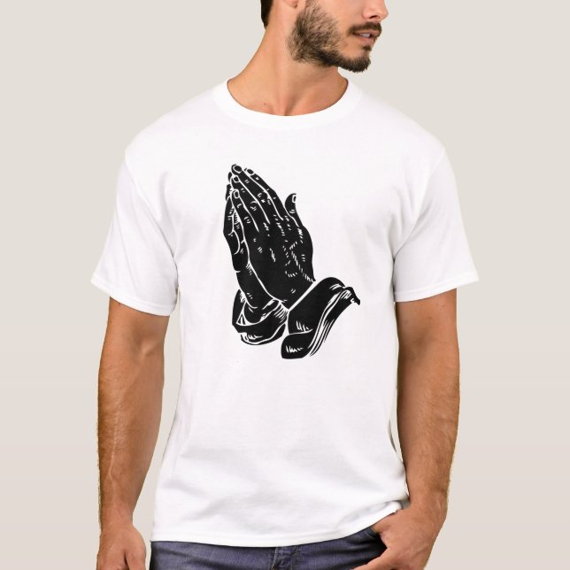 Hands In Prayer T-Shirt (Front)
