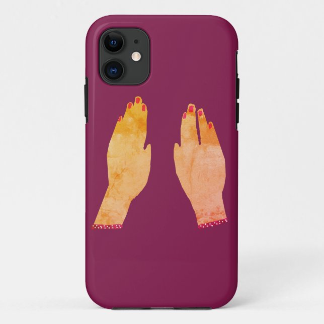 Hands Nails Case-Mate iPhone Case (Back)