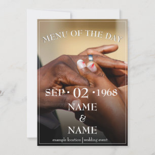 Hands of a colored wedding couple pin on ring