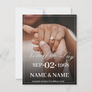 Hands of a Colored Wedding Couple with Ring