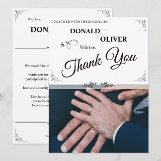 Hands of a Gay Wedding Couple with Rings