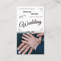 Hands of a Gay Wedding Couple with Rings