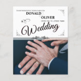 Hands Of A Gay Wedding Couple With Rings Zazzle Com