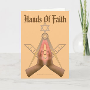Hands of faith Jewish Holiday Card