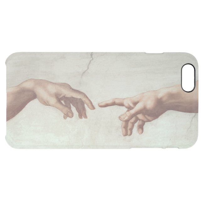 Hands of God and Adam Uncommon iPhone Case (Back Horizontal)