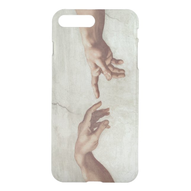 Hands of God and Adam Uncommon iPhone Case (Back)