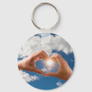 Hands of love keychain