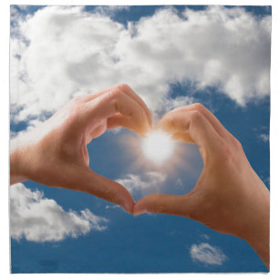 Hands of love napkin