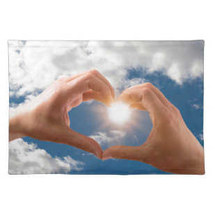 Hands of love placemat