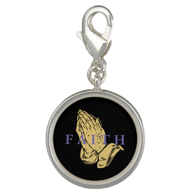 Hands of Prayer Charm (Front)