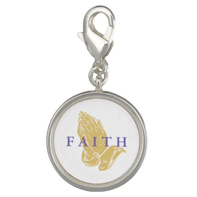 Hands of Prayer Charm (Front)